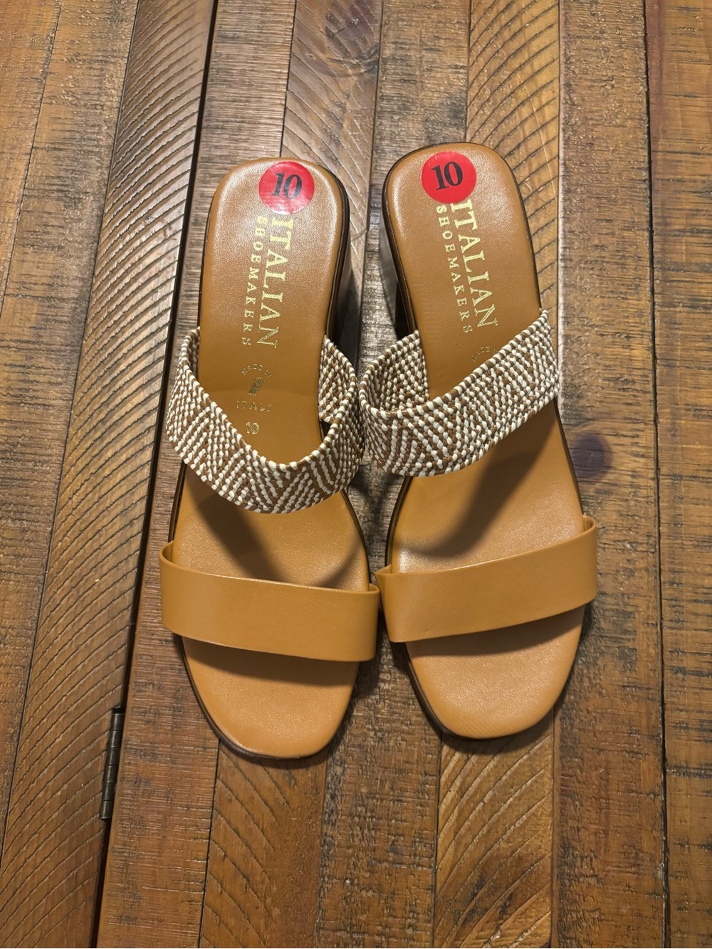 Italian Shoemaker Block Heel Sandal